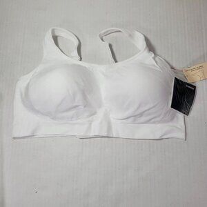 Truekind White Everyday Comfort Straps Wireless Shaping Bra #10024 Size XL